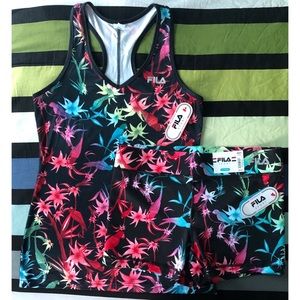 ❄️FILA Tank Top and Shorts Bundle NWT